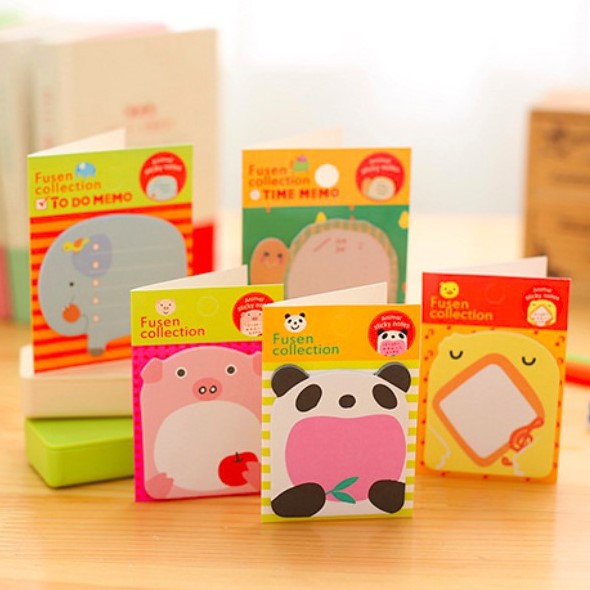 

DEJI - Sticky Notes Animal Motif Karakter Hewan / Note / Memo Note / Tempelan Catatan Memo