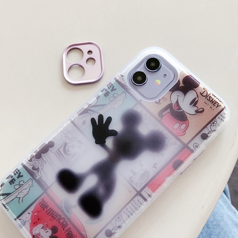 Soft Case Silikon Motif Mickey Mouse Untuk Iphone 11 12 Pro Max 7 8 Plus X Xs Max Xr Se 2020