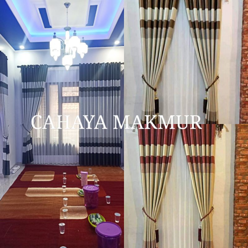 GORDEN JENDELA GORDEN BLACKOUT BLUDRU KOMBINASI MINIMALIS, HORDENG,..