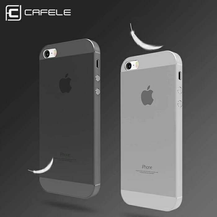 CAFELE ORIGINAL CASE ULTRA THIN FOR IPHONE 5G/5S/5SE - Putih