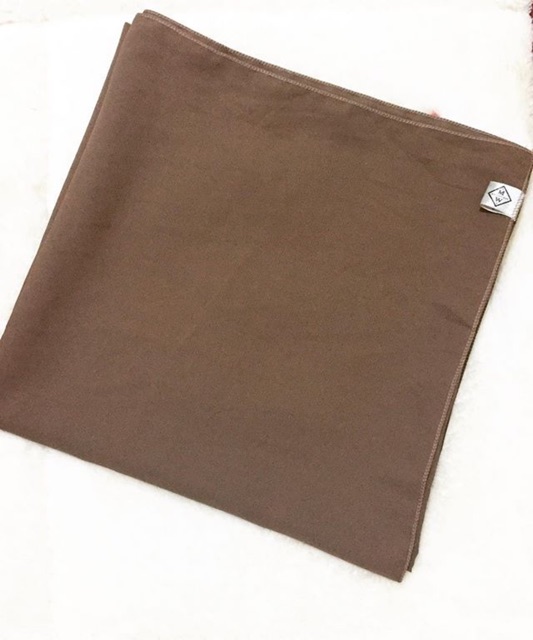 Jilbab Segiempat mocca / jilbab segiempat polos wolfis