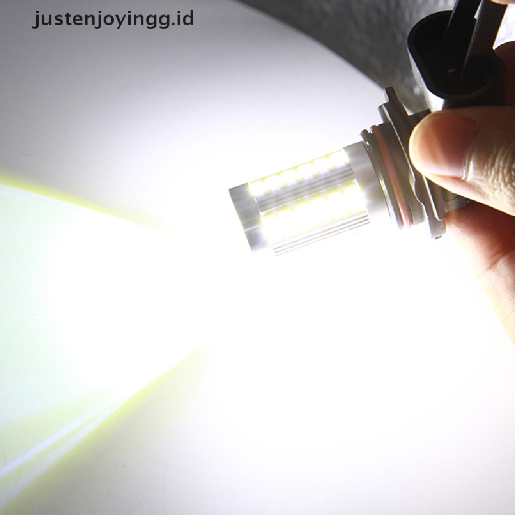 // justenjoyingg.id // 2Pcs Car H8 H11 LED 9005 9006 5630 33SMD Fog Lamp Daytime Running Light Bulb ~