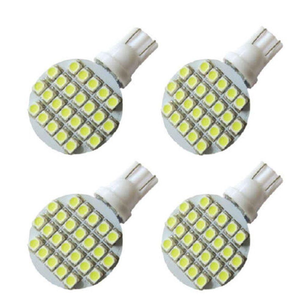 Populer 4 Pcs Lampu Plat Lis 4 Pcs Lampu Bohlam 12V COB LED Dome Map