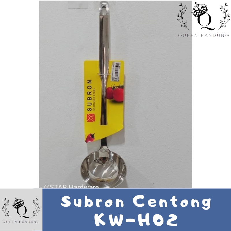 Subron Centong Sayur Kuah KW-H02 Stainless Steel Tebal