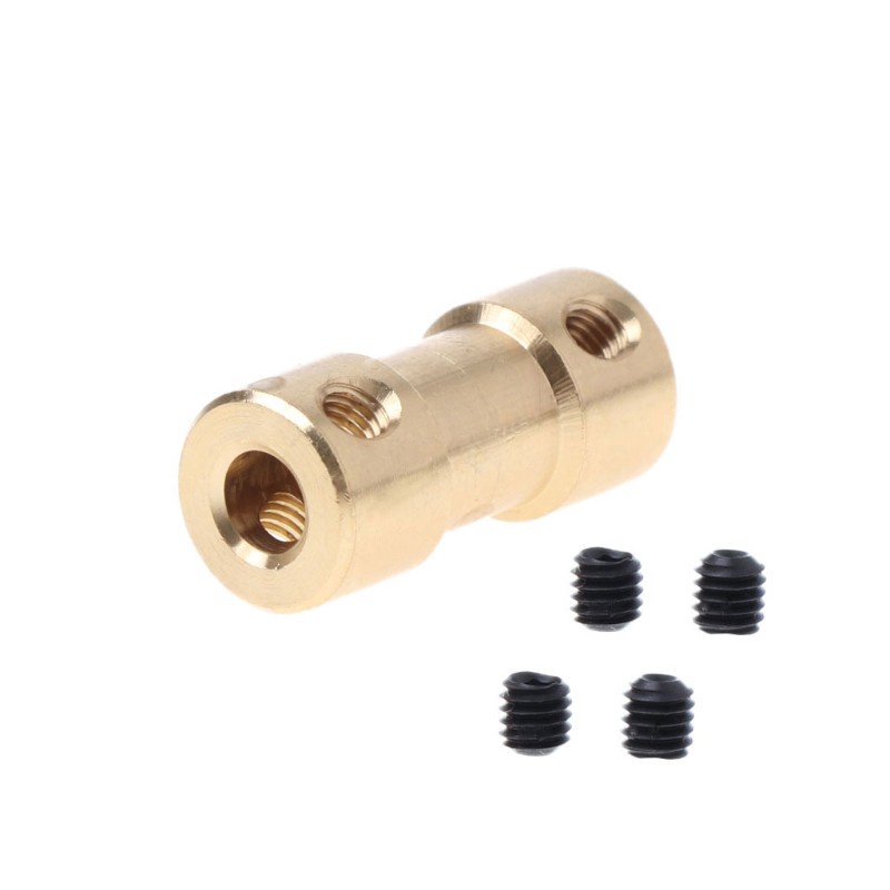 CRE  2-5mm Motor Copper Shaft Coupling Coupler Connector Sleeve Adapter US