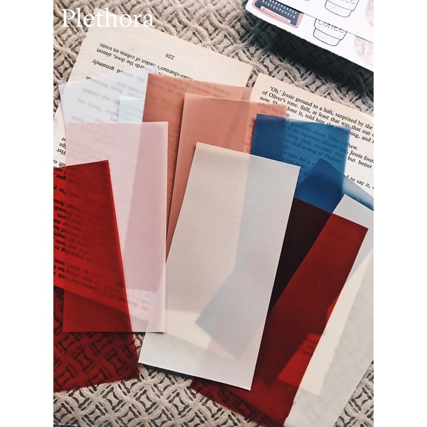 

transparan paper untuk journaling colorfull kertas transparant untuk journal scrapbook dan hiasan diart kertas transparan aesthetic deco journal decorative muhan