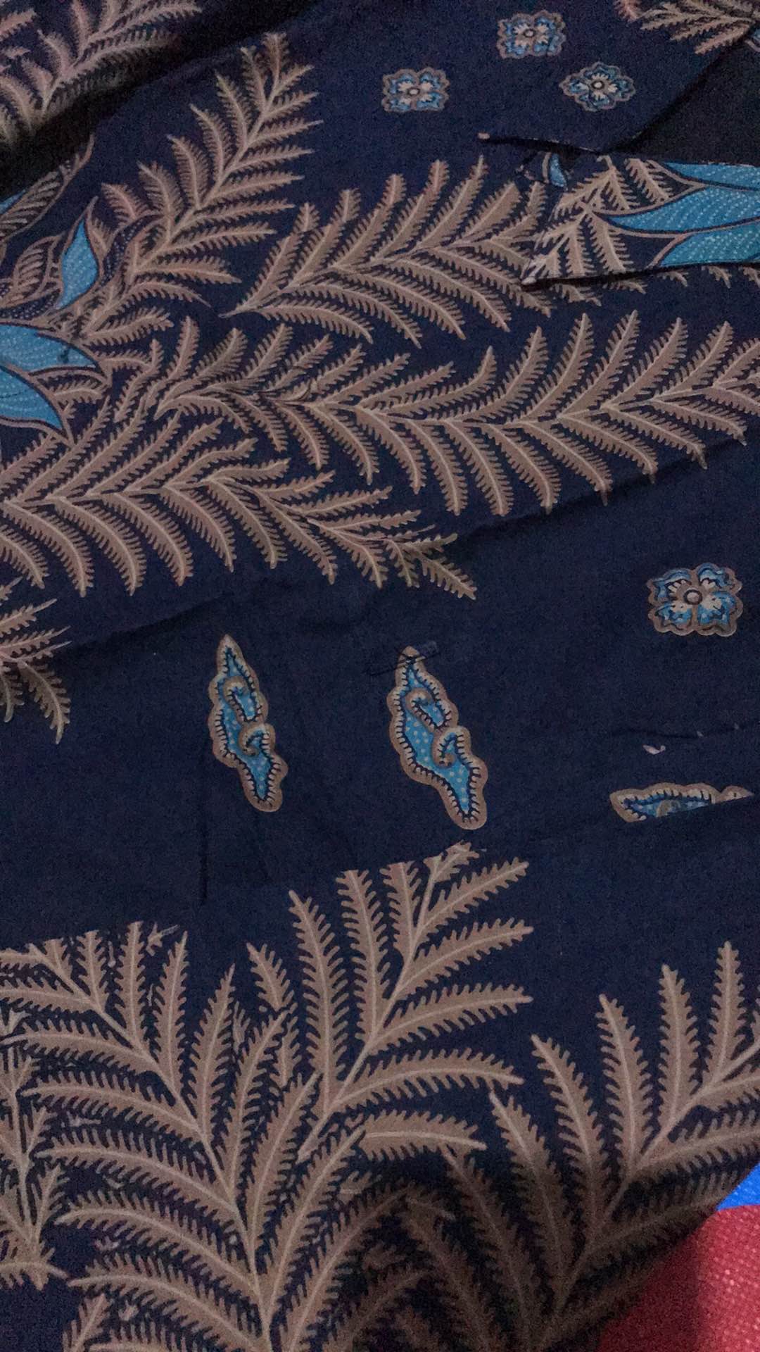 Ndoromesem Biru Batik Pra Lengan Panjang Lapis Furing Batik Solo