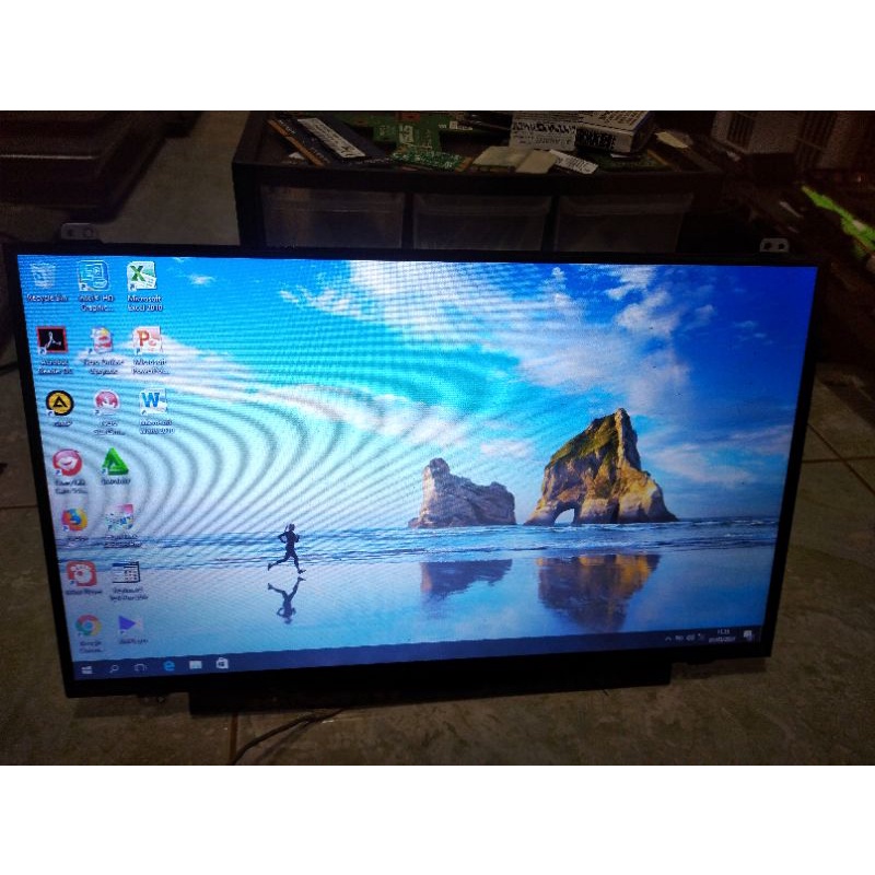 lcd led laptop asus lenovo acer 14.30 slim layar lec lcd 14 inch pin 30 slim