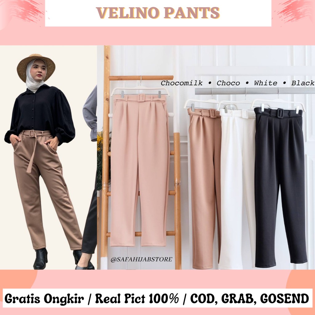 VELINO PANTS / CELANA SCUBA / CELANA KERJA /CELANA MURAH