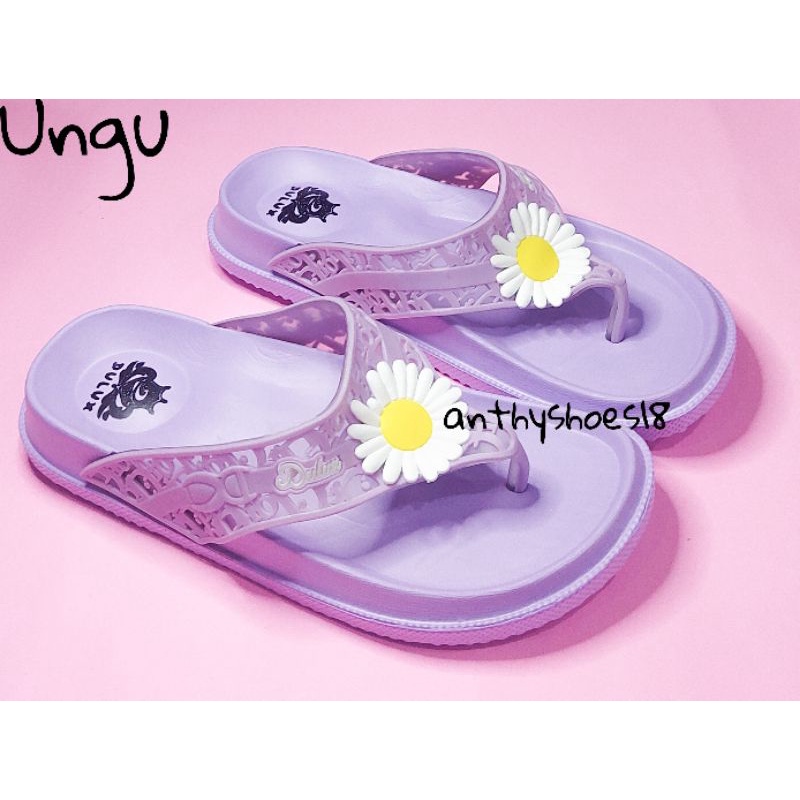 *NEW* Sandal Jepit Wanita Dewasa Dulux 360B Size 36-40 Motif Sandal Bunga Matahari