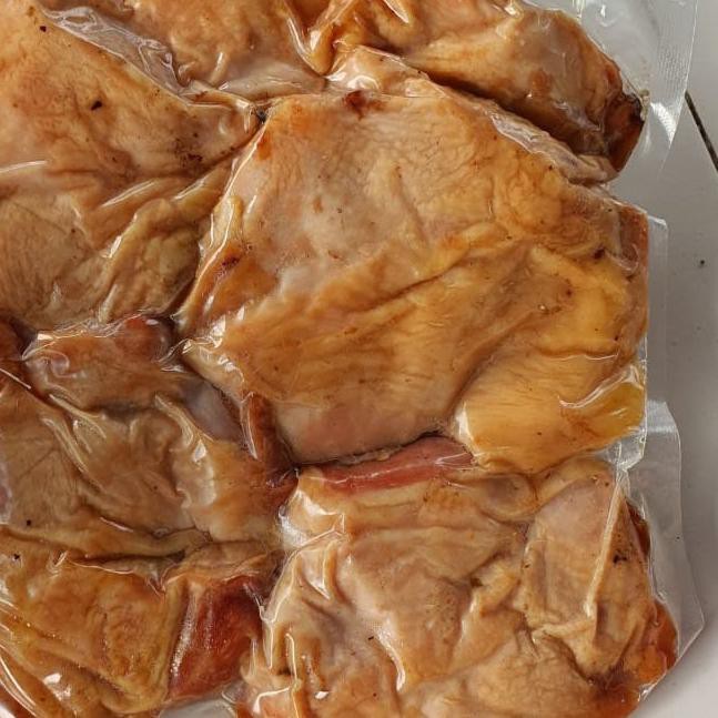 

^❀-74❀ SMOKED CHICKEN BACON AYAM 1KG asli BALI *