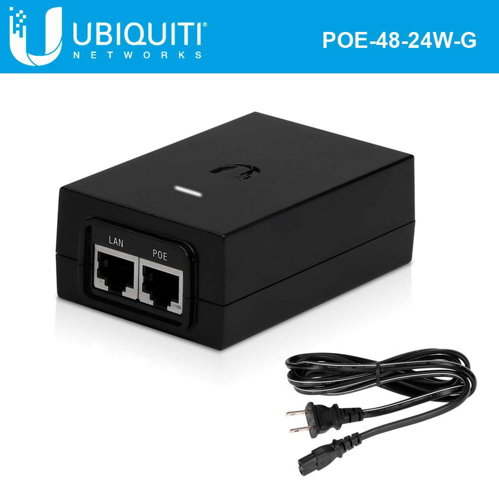 Ubiquiti POE-48V-24W-G PoE Adaptor 48V 0.5A Gigabit