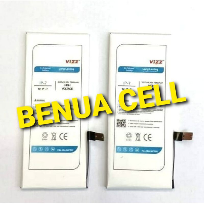 BATRE BATERAI BATEREI VIZZ - VIZZ DOBEL POWER IPHON 7 - 7G