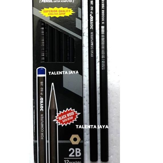 

BEST Pensil Joyko 2B P-92 Superior Quality Perkotak TUR09 . . ..