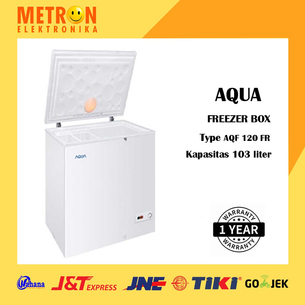 AQUA AQF 120 FR / FREEZER BOX 103 LITER LED LIGHT / AQUAAQF120FR