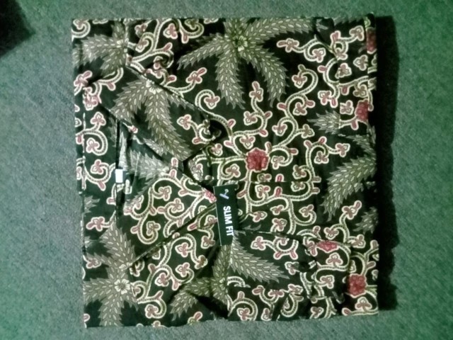 Kemeja Batik Pria Lengan Panjang Slim Fit Batik Pria Lengan Panjang Modern