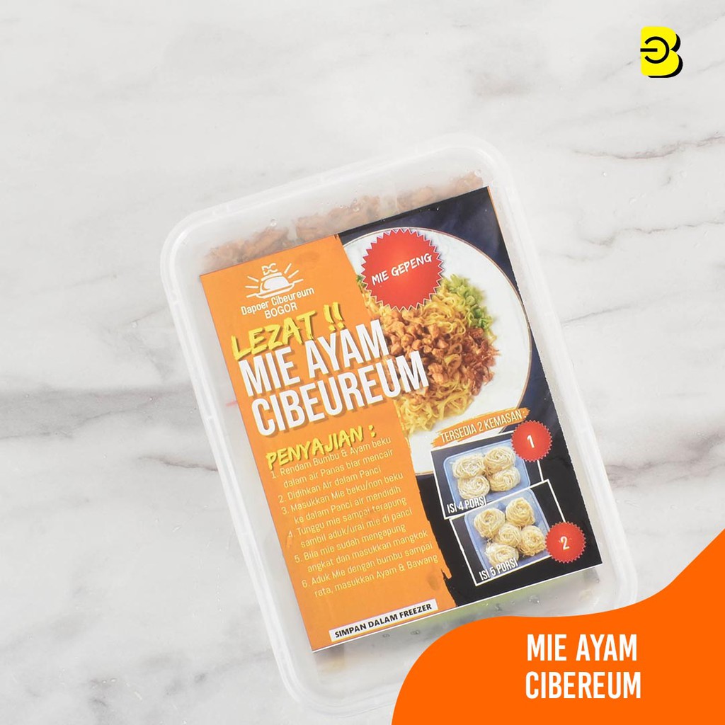 

MIE AYAM CIBEUREUM HALAL ALAMI BANDUNG | MIE AYAM CIBEUREUM FROZEN ALAMI BELIDIKITA