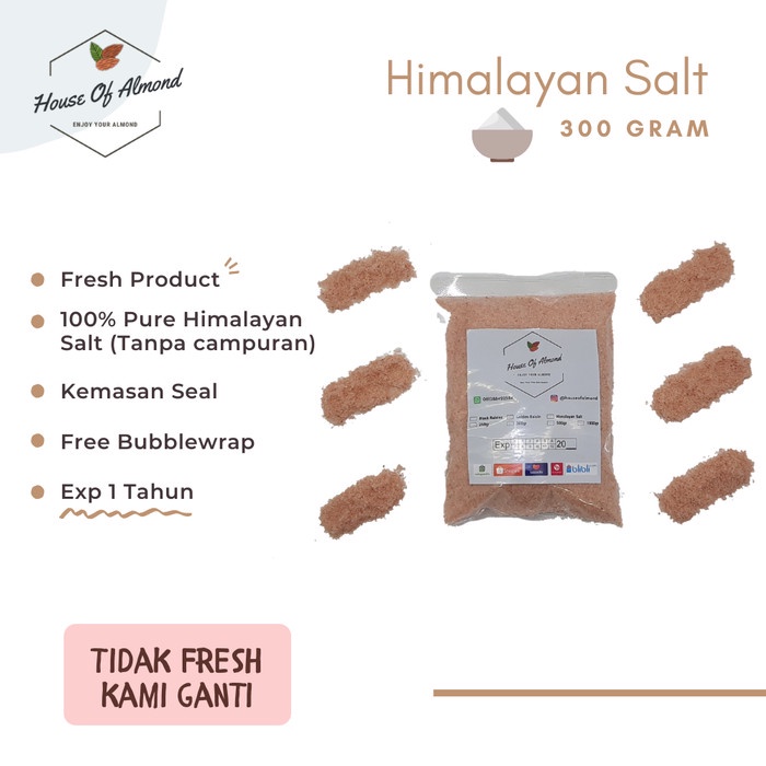 

ds001vv Garam Himalayan Pink Salt 300Gr Fsfs201