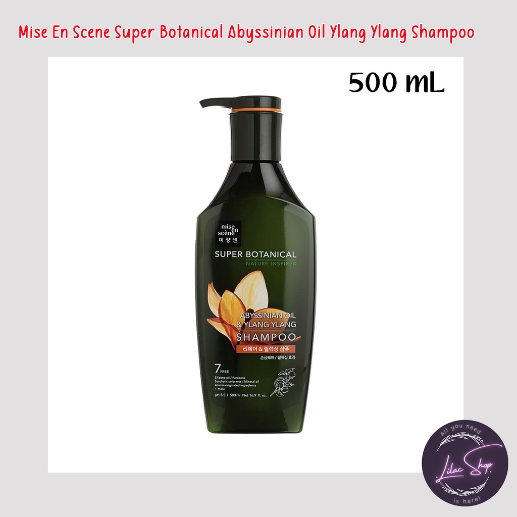 MISE EN SCENE SUPER BOTTANICAL ABYSSINIAN OIL YLANG YLANG SHAMPOO