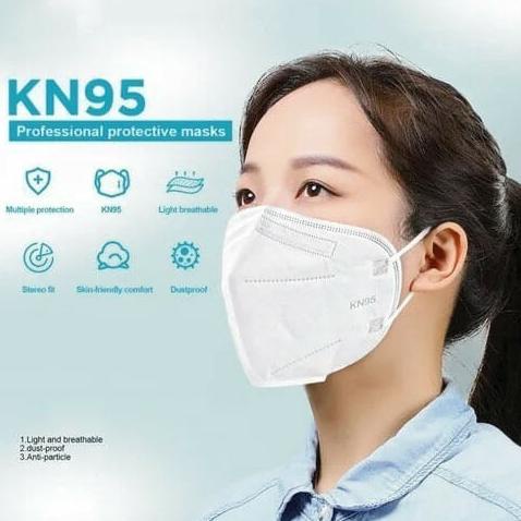 Masker KN95 Mask (K-Captain) Respirator Full Protection 1 box (50 pcs)