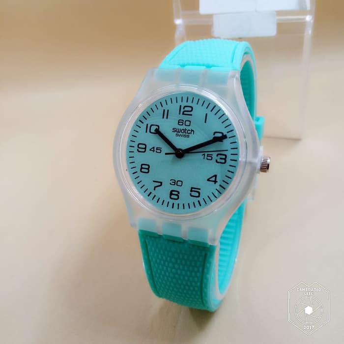 JAM TANGAN ANAK TERBARU SWATCH RUBBER NUMERIC TOSCA