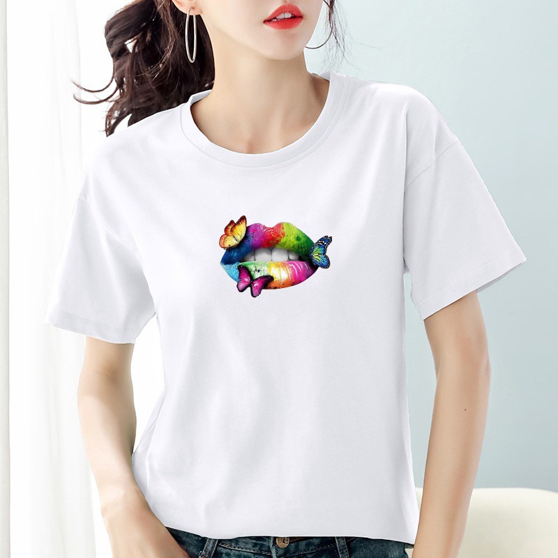 Bee Kaos wanita cotton combed 30s / Baju wanita cotton combed lengan pendek Bee101