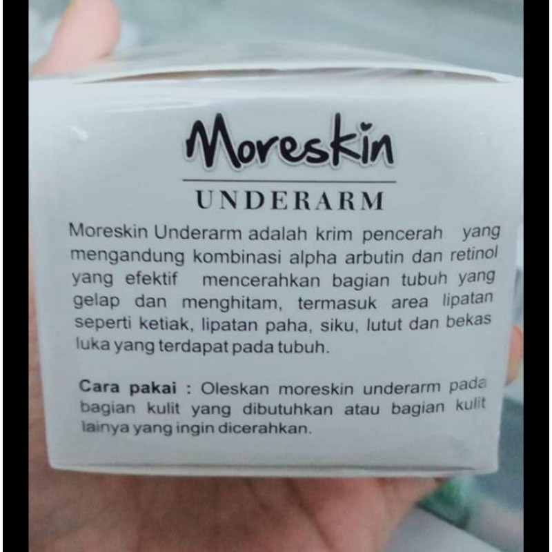 moreskin underarm