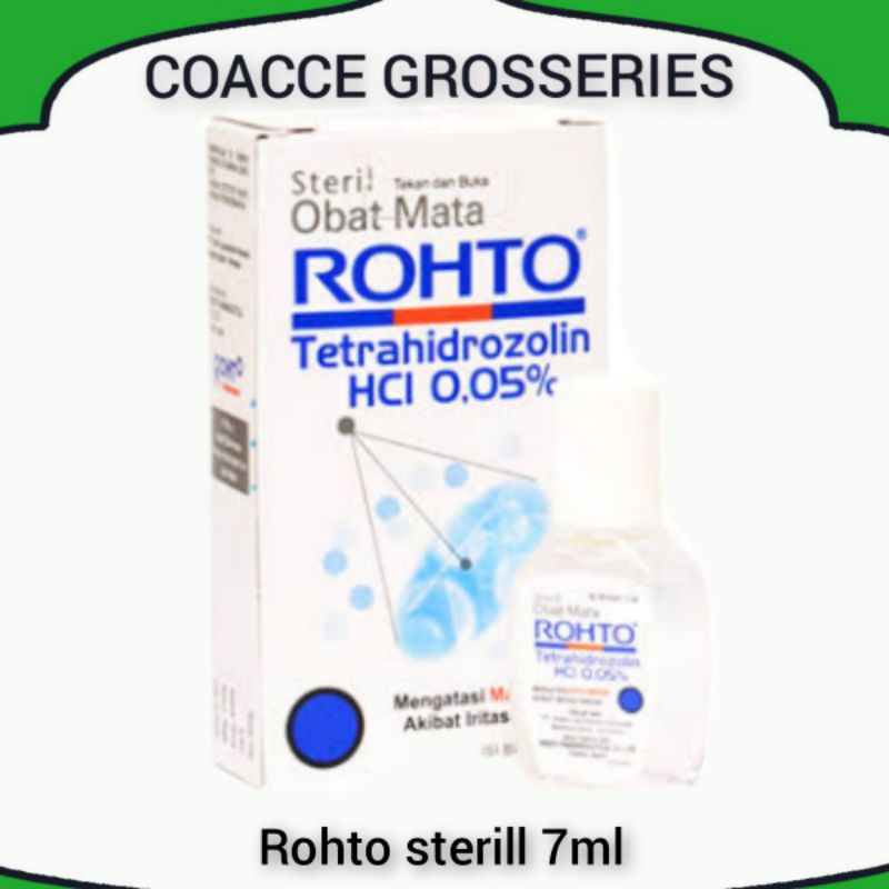 ROHTO COOL STERIL 7ML TETES MATA ROHTO I OBAT MATA IRITASI