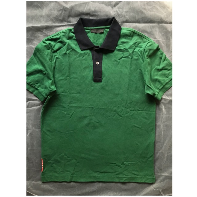 green prada polo shirt
