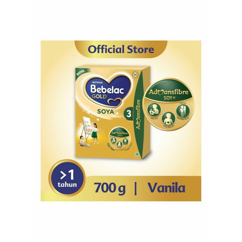 

BEBELAC GOLD 3 SUSU BUBUK SOYA VANILLA 700G