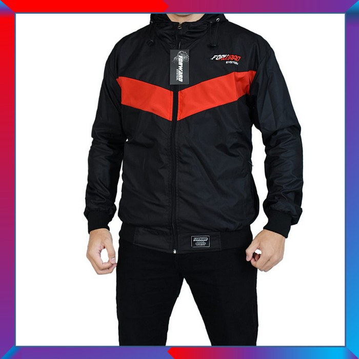 Jaket pria - Jaket parasut winbreaker pria forward system ELLIT'S STORE
