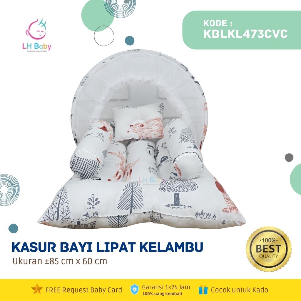 Kasur Bayi Kelambu eLHa Terlaris | Perlengkapan Tempat Tidur Bayi Baru Lahir Babyshop Kado Baby Gift