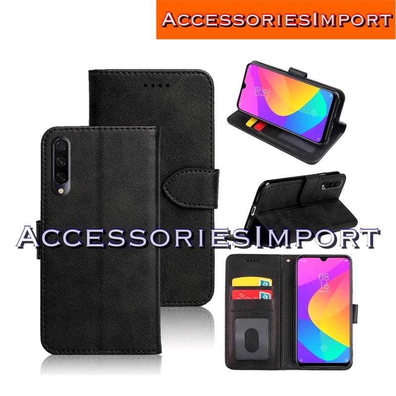 LEATHER CASE VIVO Y75/ Y30/ Y30i/ Y50/ Y1S/ Y91/ Y93/ Y95/ Y91C/ Y19/ Y53/ Y71/ Y81/ Y83/ Flipcover Case Dompet Hp Bahan Kulit