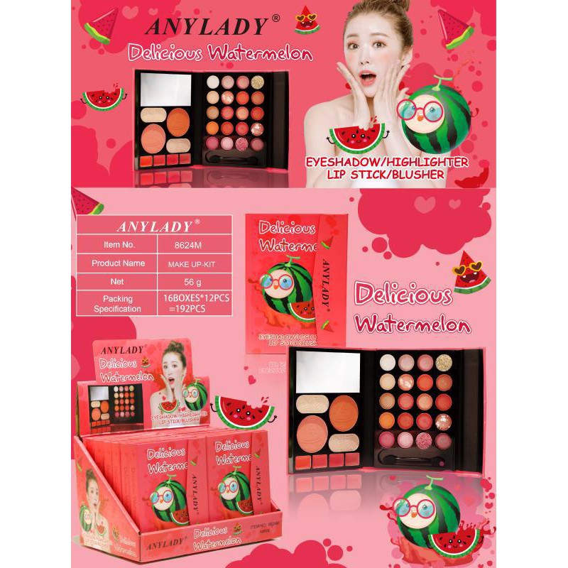 Eyeshadow Buku Anylady-watermelonuk- sedang