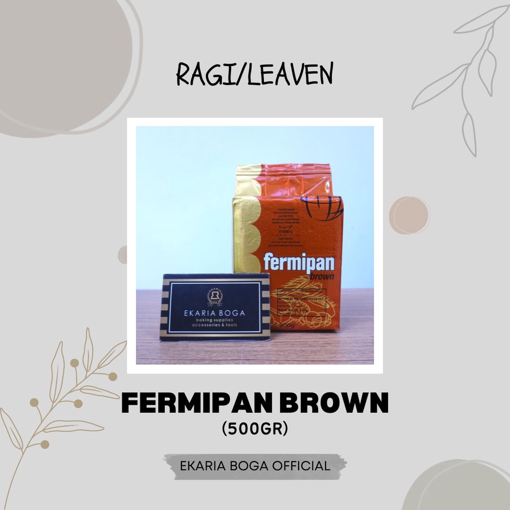 

RAGI | RAGI INSTANT YEAST | RAGI INSTAN KERING | PENGEMBANG ROTI | FERMIPAN BROWN 500GR