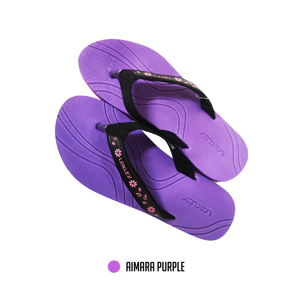 Sandal Japit Kasual Wanita Sandal Bermotif Loxley Aimara Sandal Flat size 37 - 40