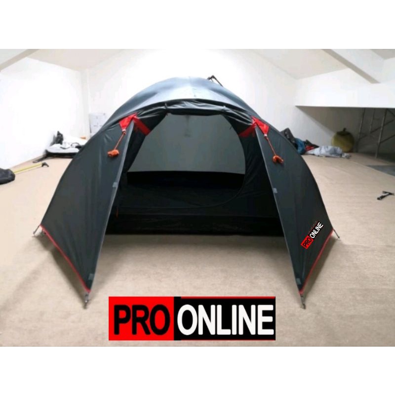 cover tenda camping plus teras depan tenda 4 orang dewasa