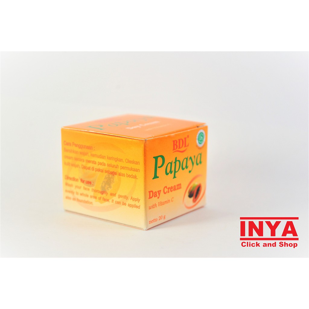 Krim Muka Siang BDL PAPAYA DAY CREAM with Vitamin C 20gr