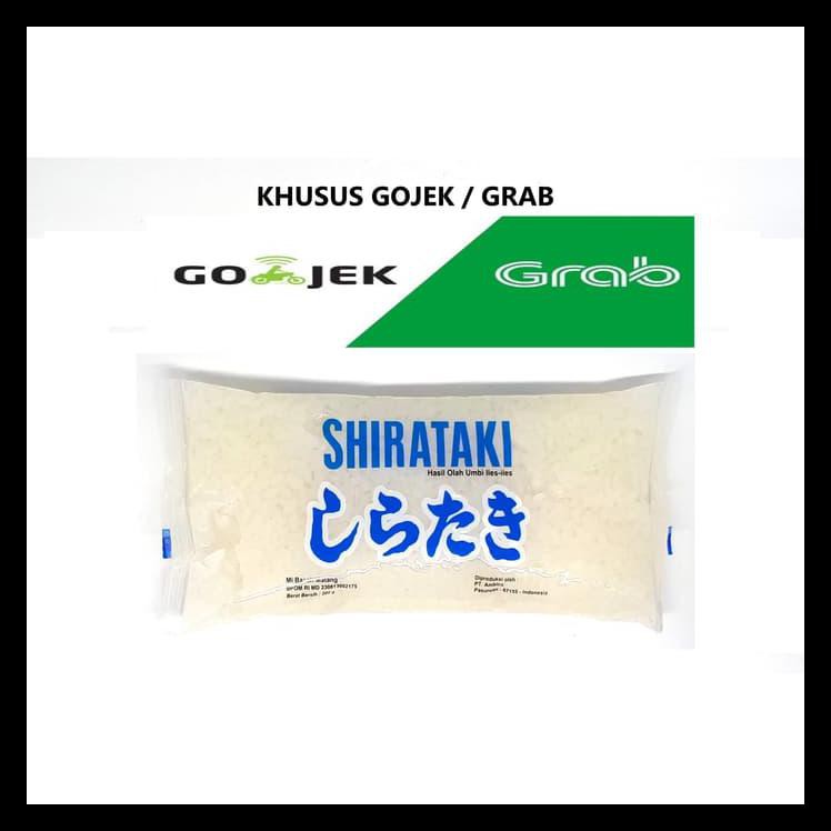 

DISKON! KHUSUS GOJEK Wet Konnyaku Rice/Beras Shirataki Basah 1 dus 25 pcs