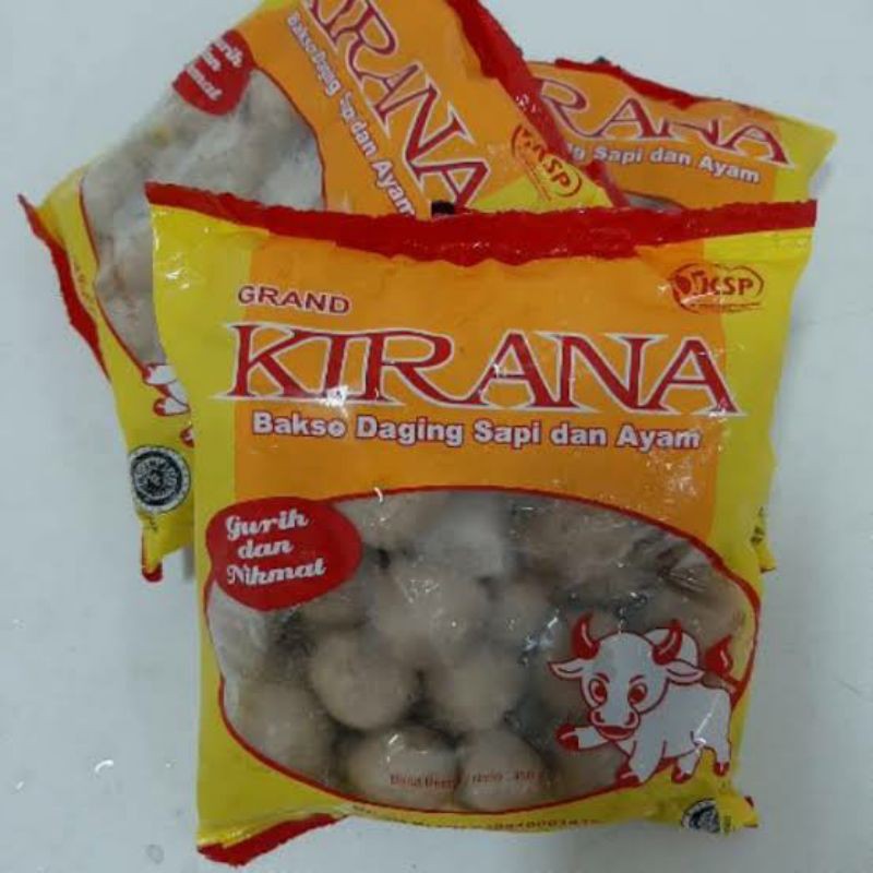 Baso Kirana campur ayam dan sapi 450 gr