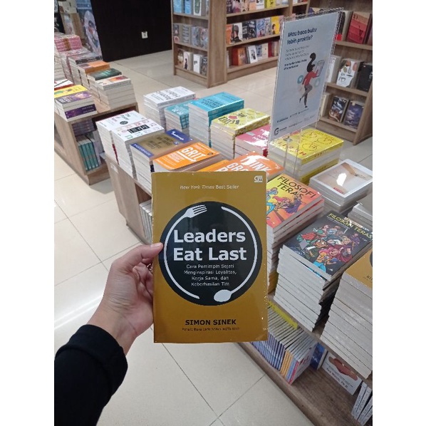 Buku Leaders Eat Last - Simon Sinek Original Gramedia