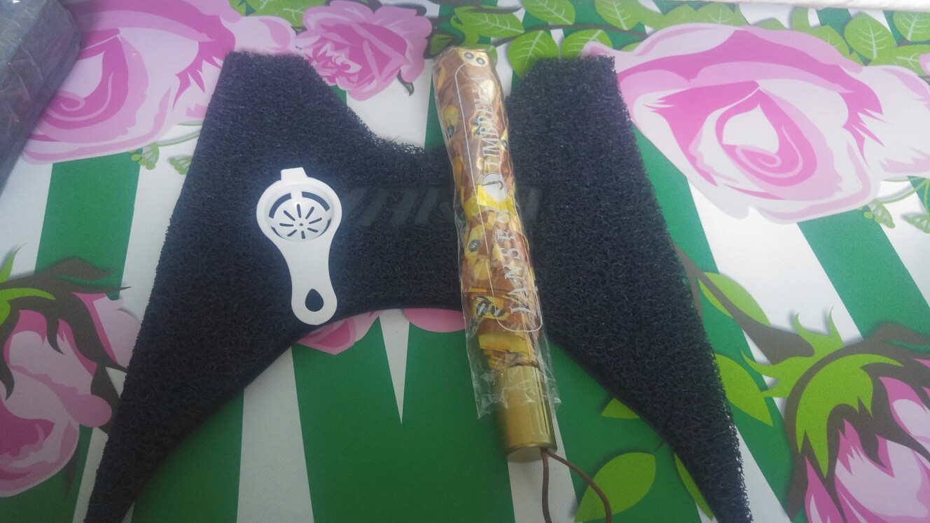 Payung Lipat 2 Saten Kembang