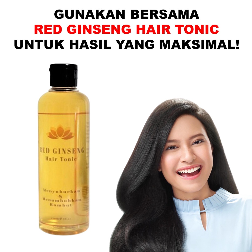 Shampoo Rambut Rontok Penyubur Rambut Rontok Red Ginseng Shampoo B4B