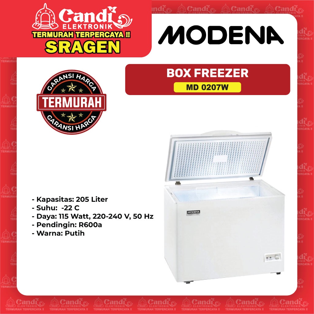 MODENA Freezer Box 200 Liter MD0207W