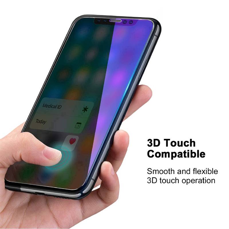 Anti Blue Light Blocking Screen Protector for IPhone 11 12 Pro Max Mini Blue Ray Glass for Iphone 7 8 Plus X XS Max XR SE 2020 Screenprotector