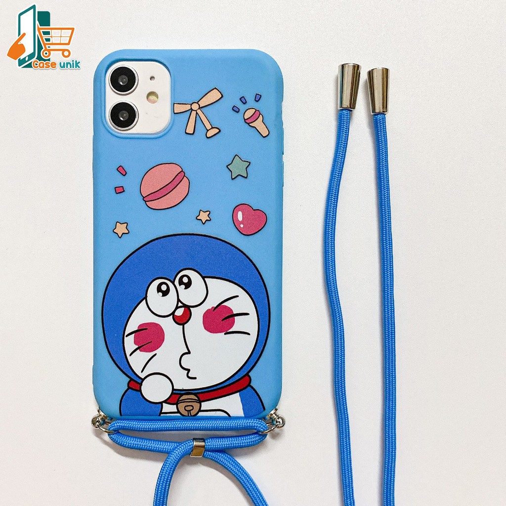 SS159 softcase slingcase lanyard DORAEMON realme c12 narzo 20 30a c15 c17 7i CS2364