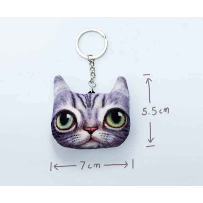 Gantungan kunci kucing / cat keychain /  motif Chubby Cat