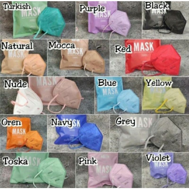 Masker Mouson KN95 Warna / 5ply Mask Mouson KN95