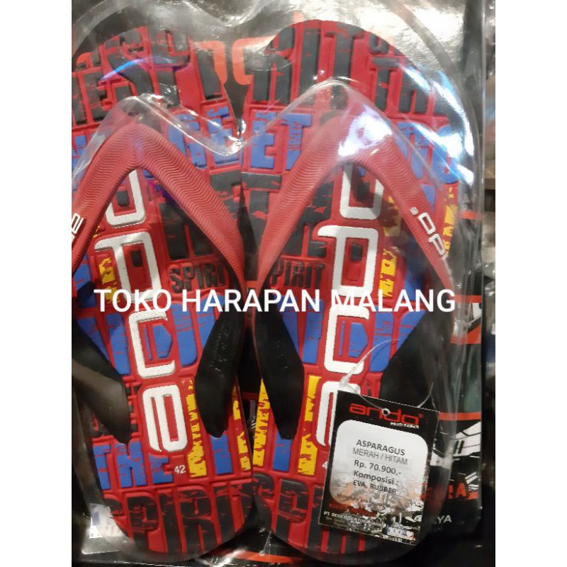 ando asparagus sandal jepit pria dewasa [TOKO HARAPAN MALANG]