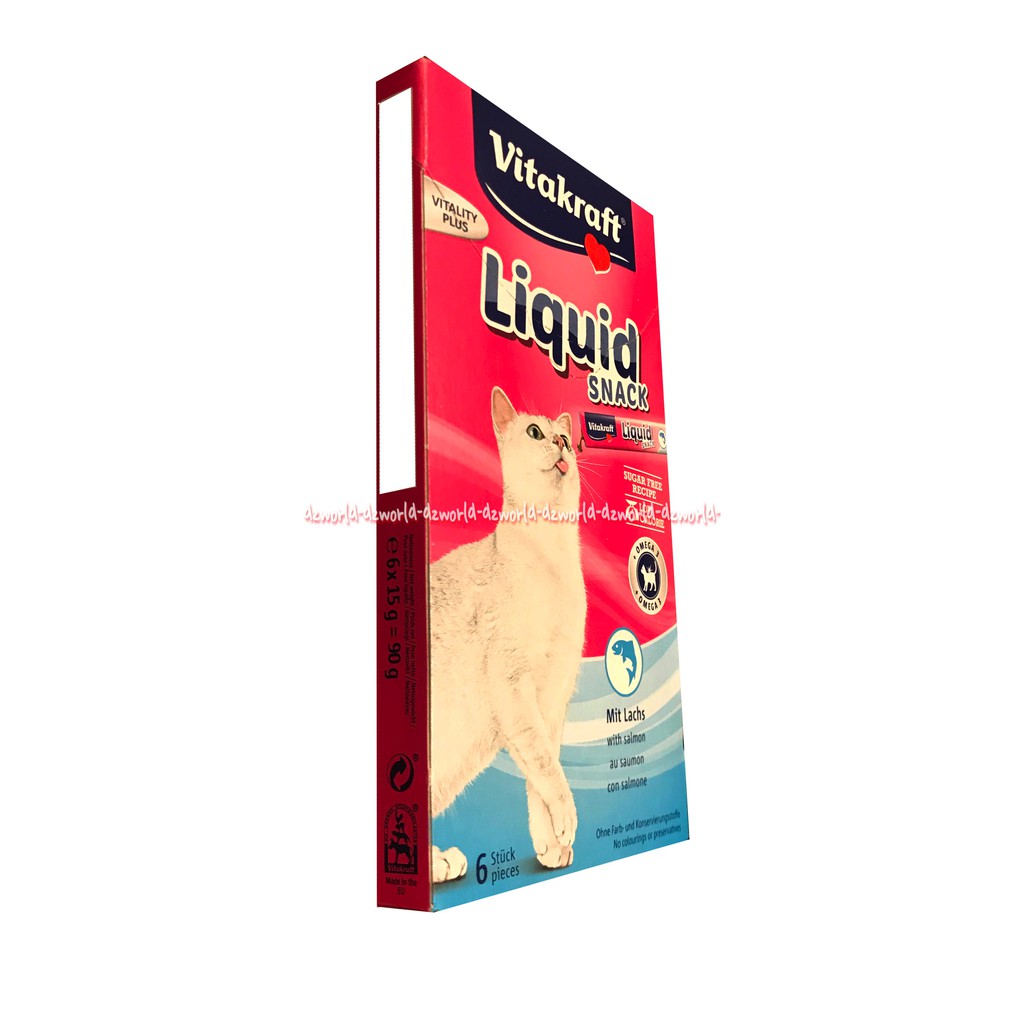 Vitakraft Liquid Snack 6Pcs Snack Kucing Makanan Kucing